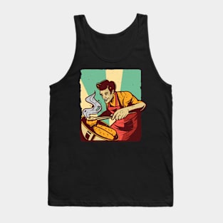 BBQ Barbecue Grill Grilling Broil Tank Top